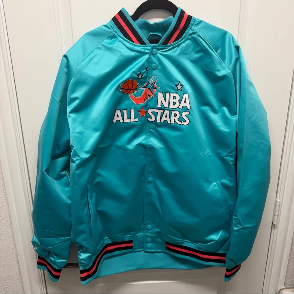 NBA 96 All Star Jacket Mitchell Ness Hardwood Classic Sz 2XL Basketball Jalapeño